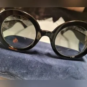 Authentic Gucci round black 51mm black New Authentic Gucci round black 51mm black main image 2